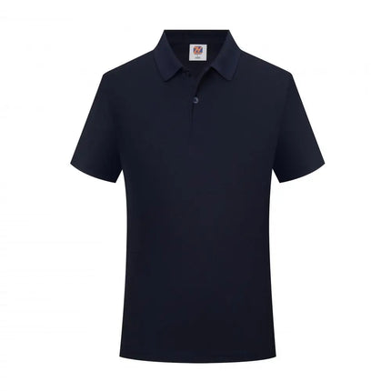 Men's and Women's New Model Summer Solid Color Lapel Short-sleeved Casual Daily Outdoor Polo Shirt Fashion Button Top 14 Colors