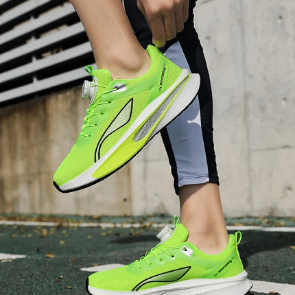 Running Shoes Carbon Board Speciality Marathon Men Sports Breathable Lightweight Women's Comfortable Athletic Nonskid Sneakers