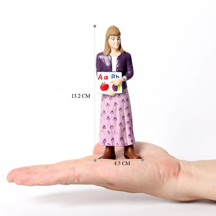Realistic Pretend Professional Career Figures - Plastic Models of People from around the World Educational Toy Gift for Children