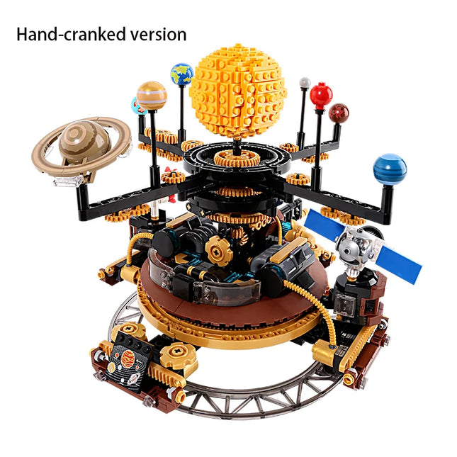 Solar System Building Sets Rotatable Space Exploration Building Blocks Toys Kid's STEM Educational Toys Birthday Gifts, 946PCS