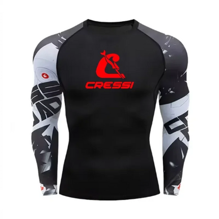 Rashguard Upf 50 Sun Protection Surf Shirt Quick Dry Breathable Swimming Tight T-shirt Summer 2023 Gym Clothes Mens Long Sleeve