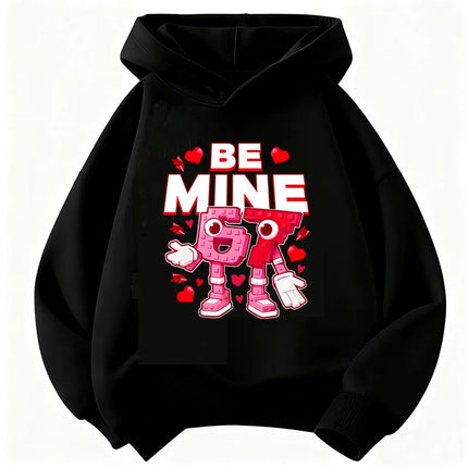 Funny Six Seven Italian Brainrot 67 Number Graphic Print Hoodie Boy/Girl Long Sleeved Kids Comfortable Sweatshirt