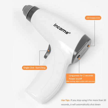 Vacuum Cupping Gun Electric Cupping Pump Body Massager USB Charging Negative Pressure Massage Tool for Scraping Gua Sha Suction