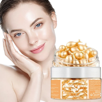 50 Fullerene Essence Capsules Collagen Capsules Facial Care Essence Anti-Wrinkle Anti-Acne Firming Whitening Hyaluronic Acid Essence Skin Care New Model
