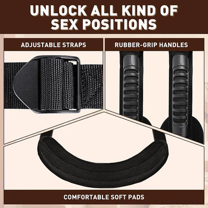 New Binding Strap Couple Love Strap Adjustable Strap Adult Sex Toys Soft Plush Mat Sexual Restraint Toys Reusable Sex Toys