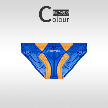 New Transparent Sexy Briefs Mens Pouch Underwear Smooth Ultra-thin Men Panties Swimwear Low-waist Breathable Youth Трусы Мужские