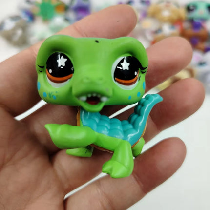 Original LPS Pet Toys Cute Animal Can Shake Head Kitten Collection Toys for Girls Christmas Birthday Gift