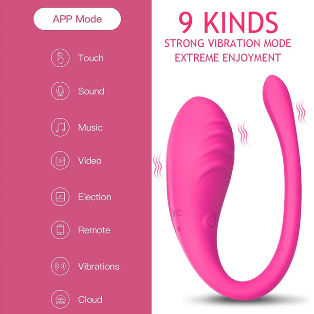 Wireless App Control Dildo Vibrator for Women Vagina Stimulator G Spot Egg Clit Massager Wearable Clitoral Sex Toys for Adults