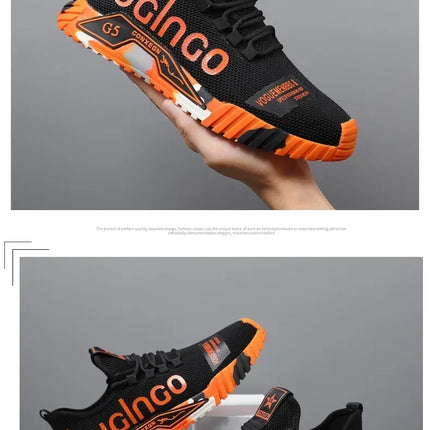 Runing Sport Fashion High Top Sneakers Zapatillas De Deporte 2024 Men Casual Mesh Shoes Light Soft Breathable Vulcanize Shoes