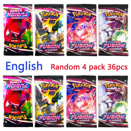 4 Pack Pokemon Cards Team up Sun Moon Thunder English Trading Card Game Evolutions Booster Collectible Kids Toys DESTINED RIVALS