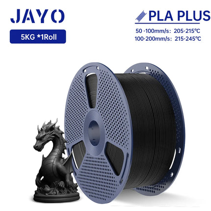 JAYO 5KG/roll 3D Filament PLA/ABS/PETG 3D Printer Filament 1.75mm PLA plus Filament High toughness Neatly Wound