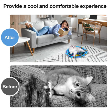 2025 New Thickened Cat Water Mat Pet Cat Water Bed Game Mat Cool and Comfortable Water Sensory Game Mat for Pets and Children