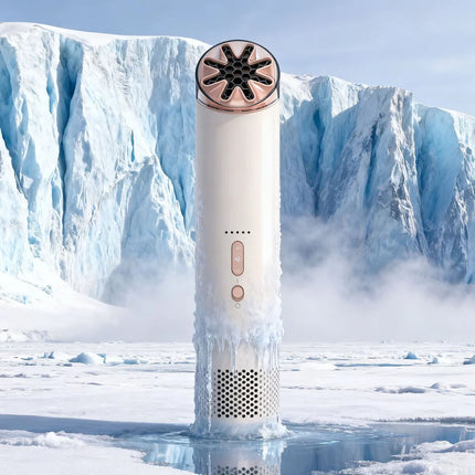 2026 New Leaveless Handheld Mini Wireless Fan Camping Sports Commuting Outdoor Fan Cold Air Summer Small Fan