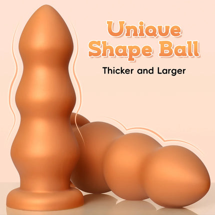 4 Size Big huge anal beads butt plug smooth soft silicone dilatador anal dildo penetration anal toys buttplug Prostate Massage