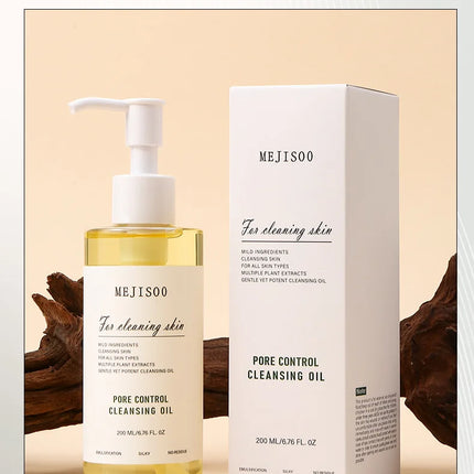 Gentle Cleansing Oil 200ml – Jojoba-Based Makeup Remover that Melts Makeup Fast, Rinses Easily & Is Non-Irritating for All Skin