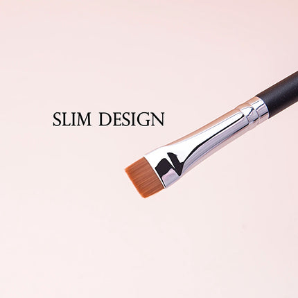 212 Flat Eyebrow Brush Ultrathin Eyebrow Makeup Brushes Flat Eyeliner Brush Thin Eye Liner Brow Contour Beauty Brush Tool