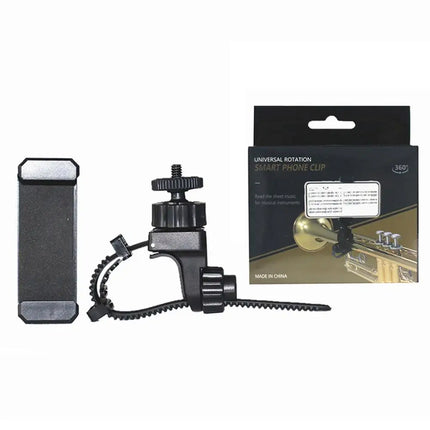 Musical Instrument Phone Stand With Mobile Phone Holder Trumpet Reading Live Accessories Rotate The Cord Tools 360 Degrees