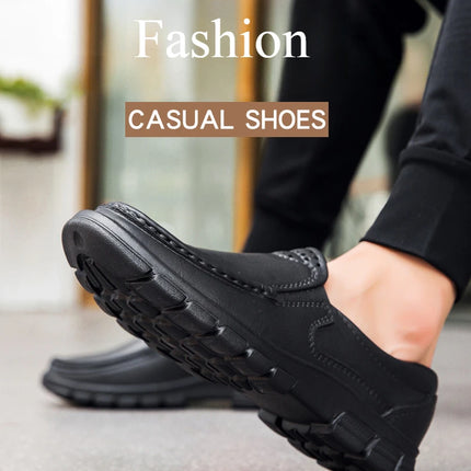 Hotel Kitchen Non-slip Oil-resistant Chef's Shoes Casual Flat Work Safe Men's Shoes Breathable Comfortable Slip on Plus Size 48