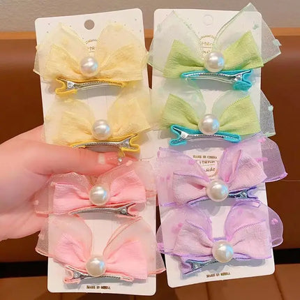 Girls Hair Accessories Kids Hair Clip Toddler Hair Pins Children Hair Wear Rainbow Color Cute Headdress New Style
