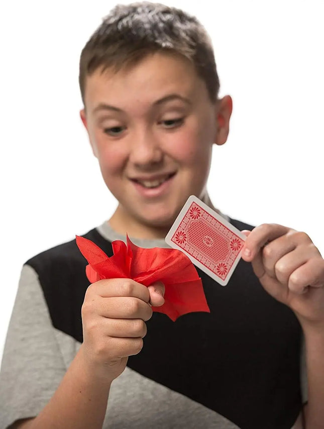 50 Amazing Magic Tricks for Kids - Gift Set Tin with Card & Coin Tricks, Mind Reading, Levitation - Ages 8+ - Easy to Learn