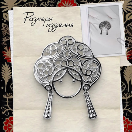 Beaut&Berry Fashion Face Brooches for Women Unisex Character Pins Friends Party Gifts Banquet Jewellery Accessories