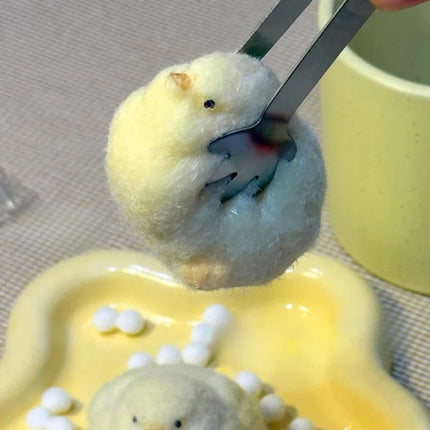 Cute Squishy Yellow Chick Fidget Toy Soft Lovely Hen Squeeze Toys Cute Fast Rebound Decompression Toy Birthday Anti-stress Gift