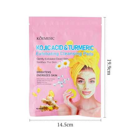 30 PC Brightening Cleansing Pads Pads Deep Cleansing Exfoliating Brightening Balance Oil Skin Water Non-irritating Gentle Tone