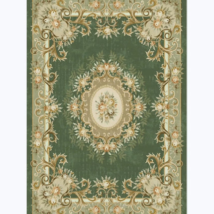 Tapis de style rétro américain pour chambre à coucher Grand tapis de salon Décoration Tapis antidérapant Lavable Tapis de sol de salon Tapis doux pour la maison