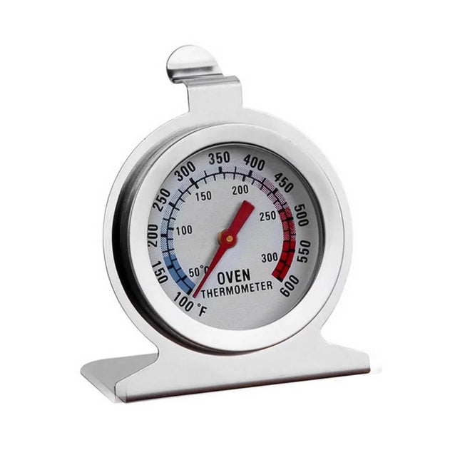 Safe Oven Thermometer 50-300°C Stainless Steel Oven Thermometer Mini Dial Stand Up Temperature Gauge Gage Food Meat Kitchen Tool