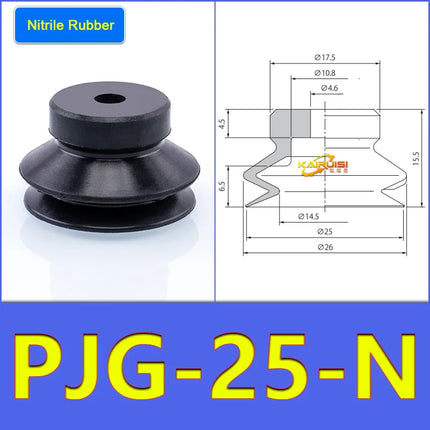 5pcs/pack PJG Series Vacuum Suction Cups PJG-20/25/30/35/40 Industrial Pneumatic Components High-Power Suction Nozzle