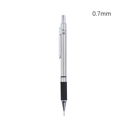 Metal Mechanical Pencil 0.3/0.5/0.7/0.9/2.0mm HB Automatic Pencil with Protective Cover Office School Writing Supplies