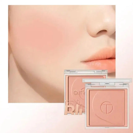 Pink Makeup Blush Palette Velvet Matte Light Shimmer Blusher Natural Cheek Contour Tint Peach Pink Rouge Cheek Contour Palette