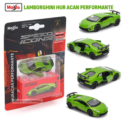 Maisto 1:64 Ferrari 812 Superfast SF90 SP1 Lamborghini 37 Chassis full alloy die-casting car model collection gift toys