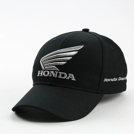 Honda Racing Baseball Caps Embroidery Sunscreen Hat Snapback Hats Adjustable Outdoor Sports Caps Hip Hop Hats for Men Women