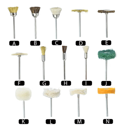 2.35MmX10Pcs Dental Polishing Wheel Wool Cotton Polishing Brushes Polishers for Rotary Tools Jewelry Buffing Polishing Wheel