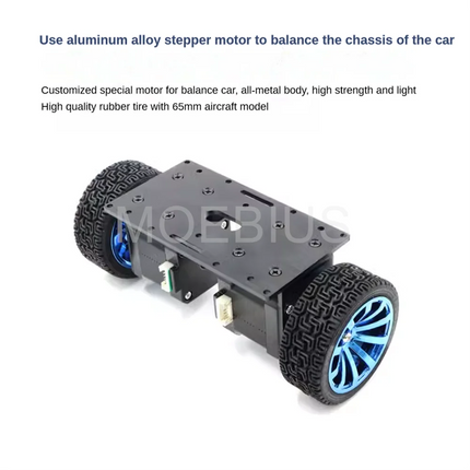 Assembled Stepper Motor 2WD Smart Balance Robot Car Stm32 Two Wheel Self Balance Car Kit