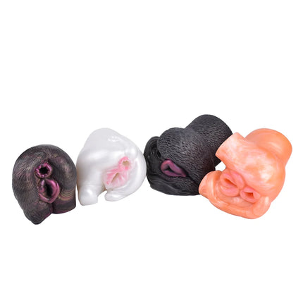 GEEBA Fantasy Male Masturbator Silicone Male Masturbation Sleeve Realistic Vagina Pocket Pussy Inverted Modle Sex Toys For Men