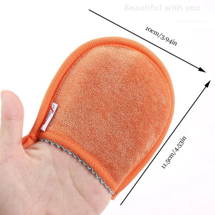NewFace Wash Makeup Remover Puff Suitable For Home Or Travel Mitten Face Cleansing Cloth Glove Towel Bath Soft Bubble Mild Pad