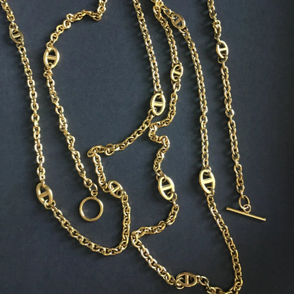 Hot sale 80, 150cm stainless steel couple necklace, multi-functional, fashionable, multi-layer bracelet, same style for men and women