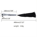 Black leather  whip
