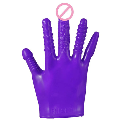 Sm Wolf Fang Erotic Gloves, Teasing Masturbation Finger Covers, Female Toy, Alternative Adult Product, Prop (One Piece)