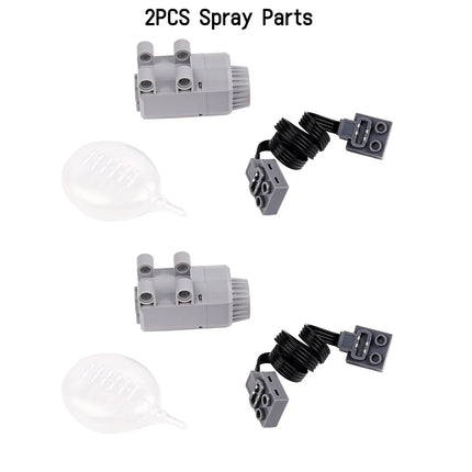 Technical Light Spray Parts Mould King Fogger Legoeds-Compatible Building Blocks MOC Supercar Retro Steam Train Chimney Smoke