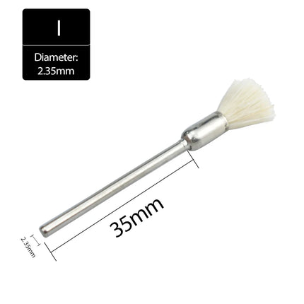 2.35MmX10Pcs Dental Polishing Wheel Wool Cotton Polishing Brushes Polishers for Rotary Tools Jewelry Buffing Polishing Wheel