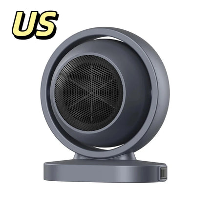 380W Portable Electric Heater Overheat Power-off Protection Mini Fast Heating Fan Intelligent Desktop Winter Bathroom Fan Heater