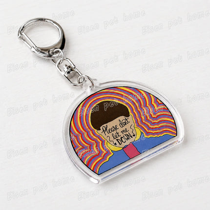 Singer Oliver Tree Keychain for Accessories Bag Charm Ugly Is Beautiful Boy Music Key Chain Ring Jewelry Friends Gifts