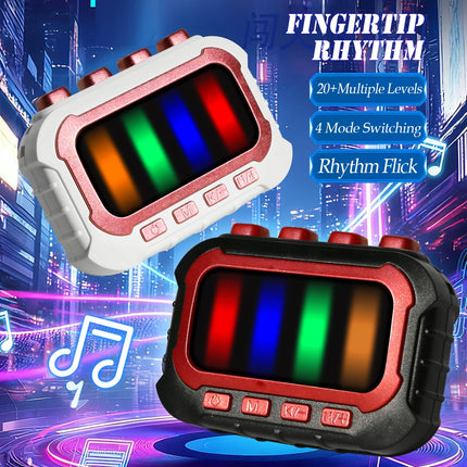 Rhythm Flick Music Toys, Finger Rhythm with Lights and Musics for Kids 20 Rhythm Tracks 4 Modes Games Gifts for Boys and Girls