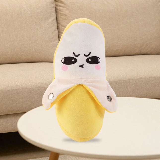 Creative Fruit Induction Metronome Cute Soft Banana Plush Toy Birthday Gifts Sensory Banana Educational Toy Early Learning