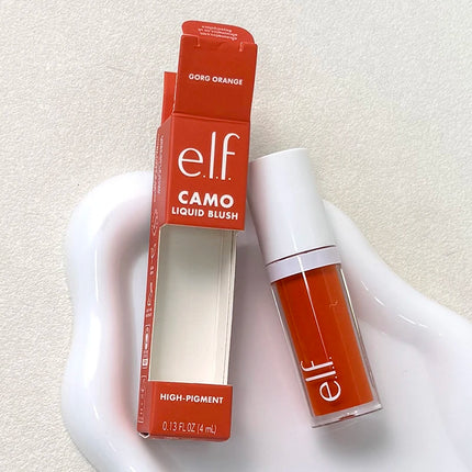 ELF Silky Liquid Primer Ice Cream Primer Pore-Blurring Base Cream Power Grip Dual-use Blush for Lips and Cheeks Liquid Blush