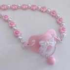 Pink bow bell