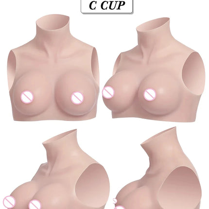 Eyung H Cup Silicone Breast Forms Fake Tits Enhancer For Crossdresser Drag Queen Fake Boobs Tits Breastplate Male To Female Sissy